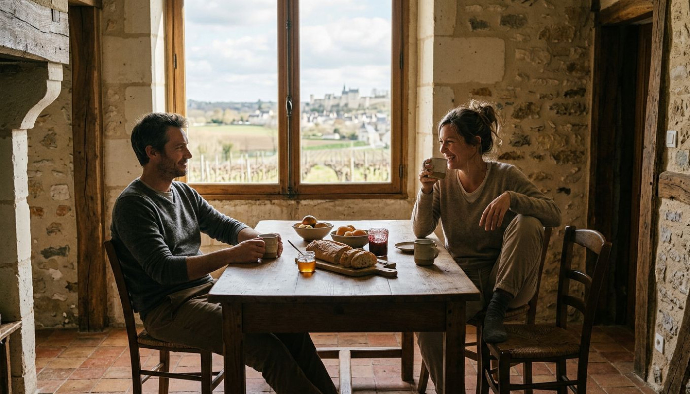 Week-end sans compromis : concilier confort éthique et immersion locale en gîte à chinon